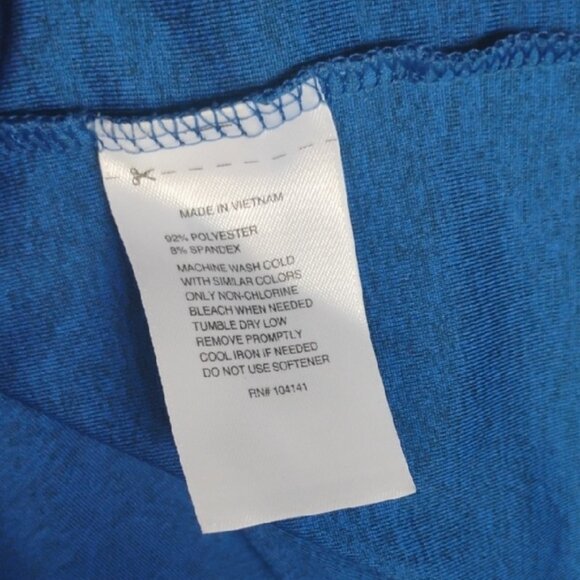 Reebok Men's Size Large Blue Short Sleeve Active Wear Tee Casual Comfort Sporty - Picture 7 of 7